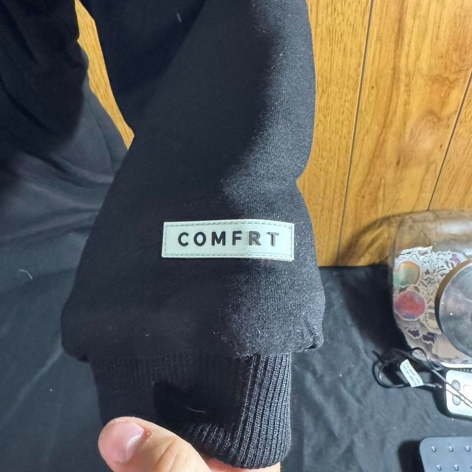 Black Comfrt weighted jacket with zipper Size XL