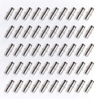 Lanying 50 StüCk Regal BodenträGer,BodenträGer Ø6Mm Metall BodenträGer Mit Ring