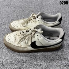 Nike White/Black Sneakers with Unique Sole