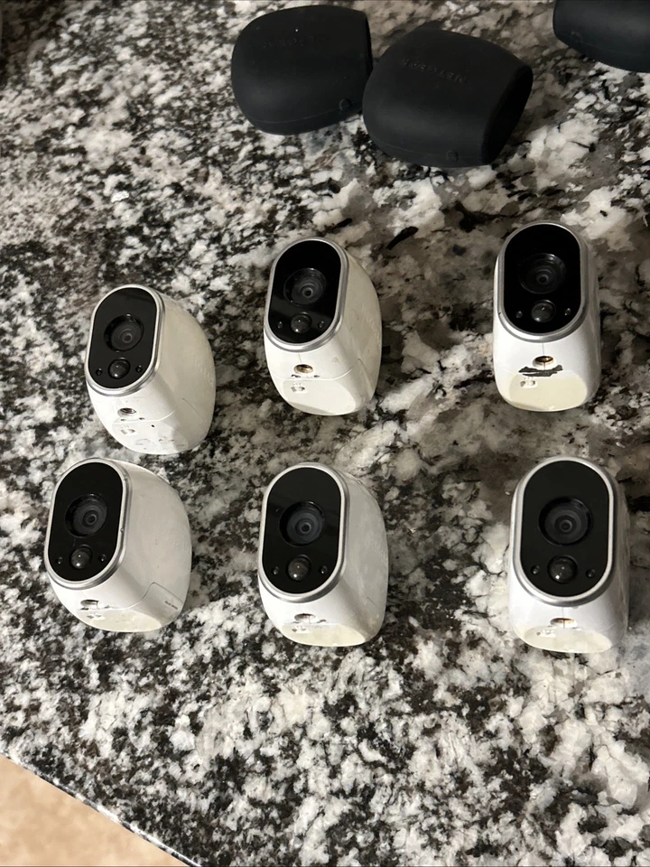 Cámaras de seguridad Netgear Arlo VMC3030 adicionales HD interiores/exteriores/SIN PROBAR/LOTE 6+ Foto 2 de 4