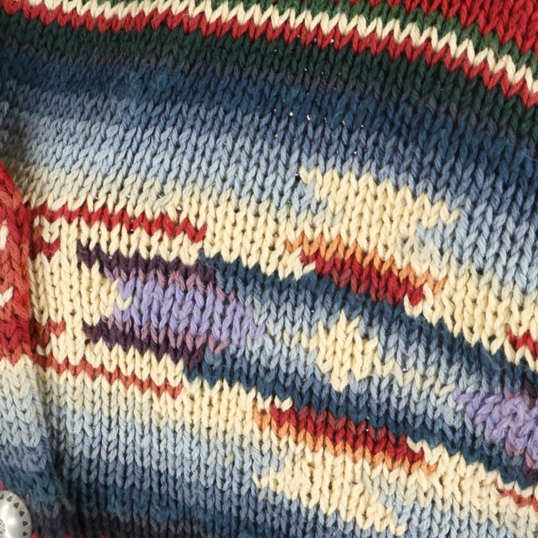 LAUREN RALPH Native Pattern Concho Button Shawl C… - image 5