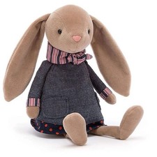 Jellycat Retired Riverside Rambler Rabbit Bunny Hare Soft Plush Stuffed Toy 11”