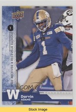2018 Upper Deck CFL Blue Darvin Adams #146 READ o1h