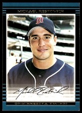 Michael Restovich 2002 Bowman Draft Picks & Prospects #BDP140 Twins MLB READ