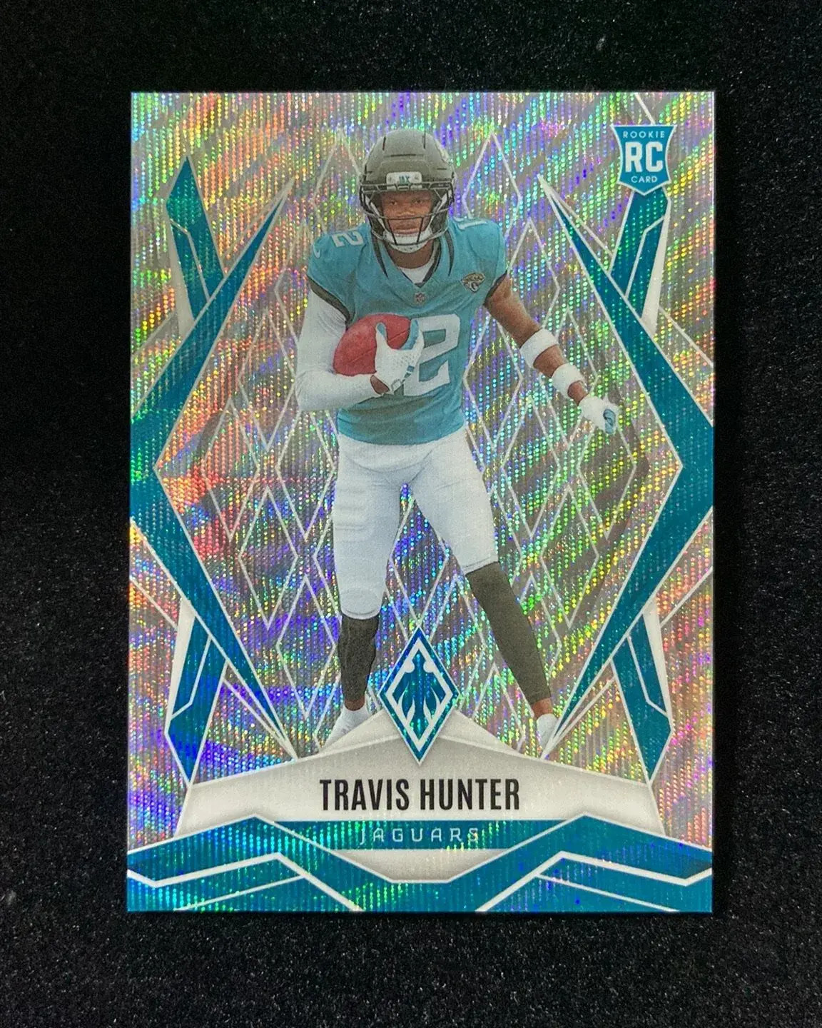 2025 Panini NFL Phoenix Travis Hunter #157 Silver Wave 180/199 RC Rookie 999
