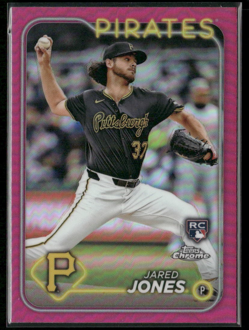 2024 Topps Chrome #96 Jared Jones Pink Refractors