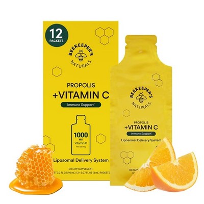 Propolis Liposomal Vitamin C by , 1000mg Vitamin C, Propolis & Organic Honey,...