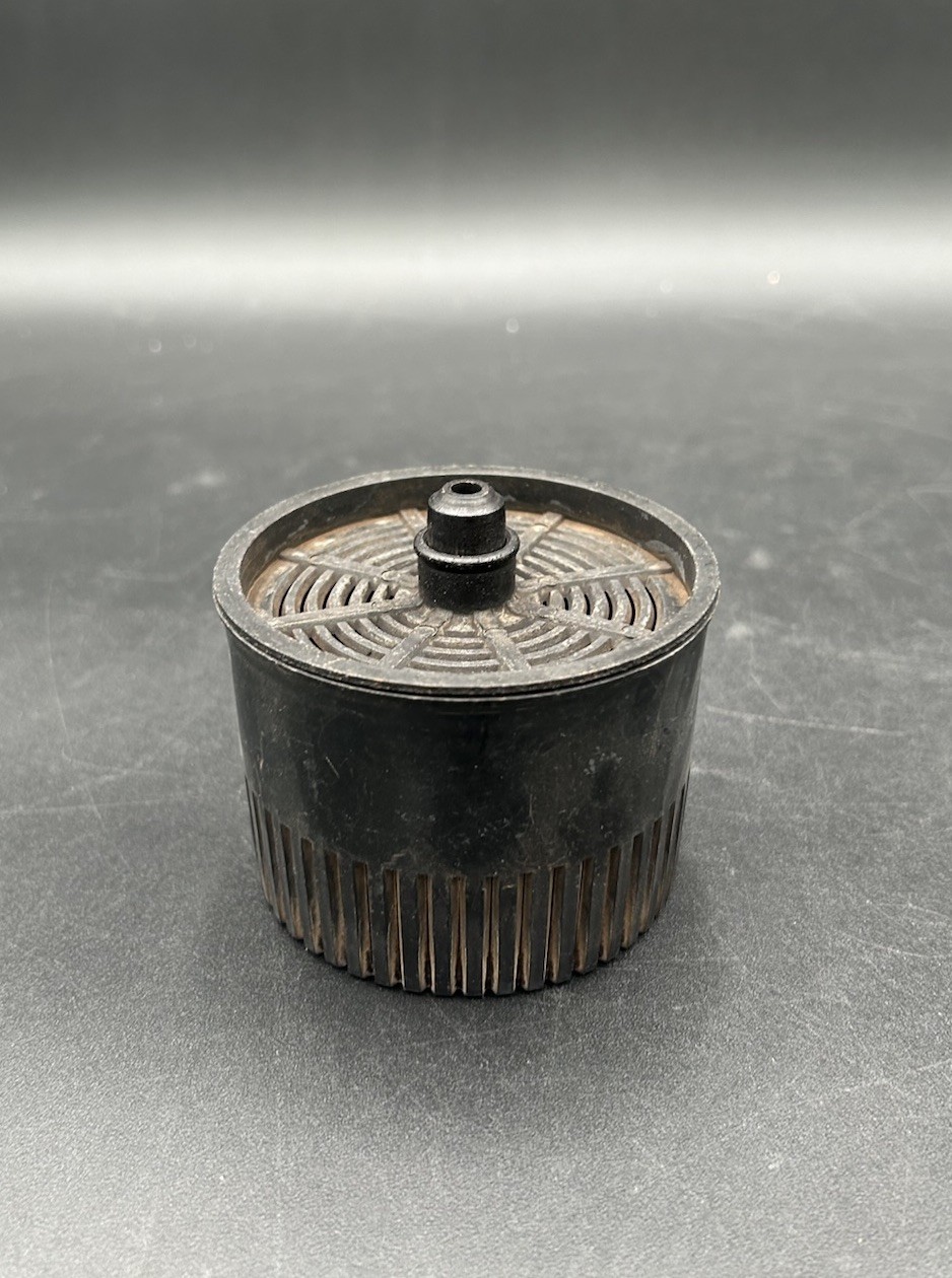 Vintage Georges Briard Style MCM Enamelware Turkey Fixings Percolator Coffee Pot