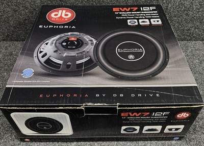 DB DRIVE EUPHORIA EW7 12F 12'' SHALLOW MOUNT SUBWOOFER/NEW/PRICED FOR CLEARANCE.