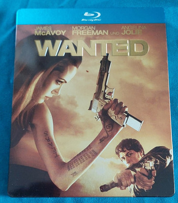 Blu-ray Steelbook: Wanted. FSK 18. Top Zustand