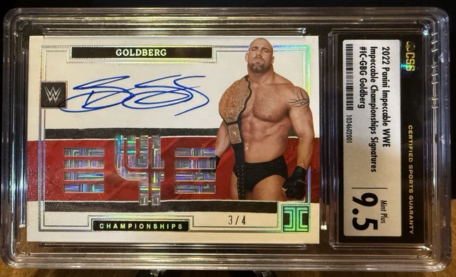 2022 Panini Impeccable Championships Signatures - Goldberg - IC-GBG - /4