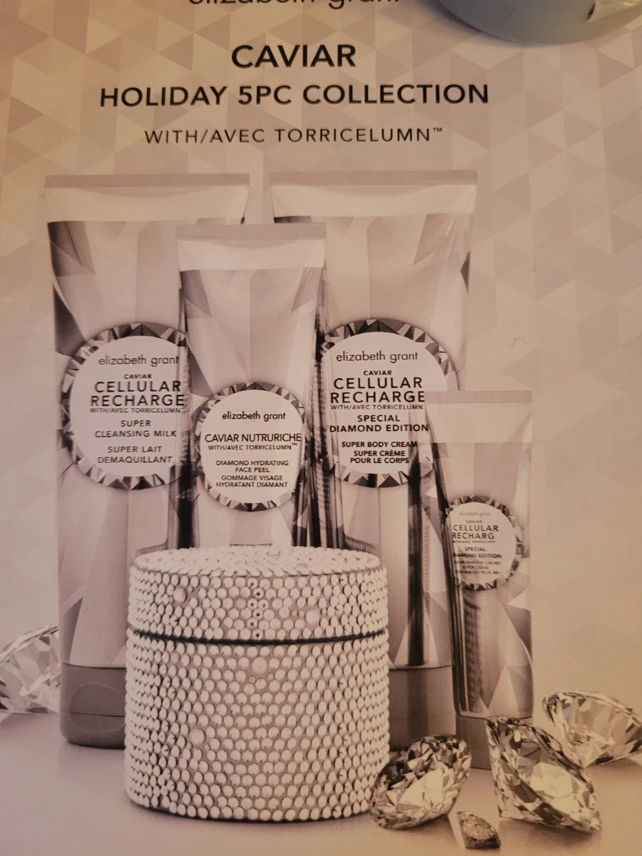 Elizabeth Grant QVC Cavier Diamonds Set Creme Gesicht NEU