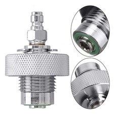 Edelstahl 300Bar DIN Ventil m&auml;nnlich/weiblich F&uuml;lladapter G5/8 FR