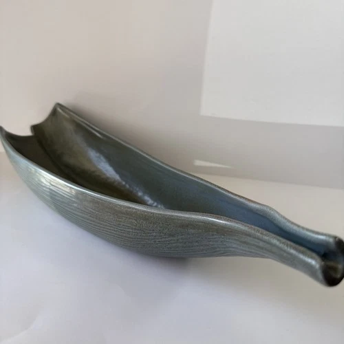 Rare Vintage Red Wing Art Pottery Console Bowl #697 Mid Century Modern