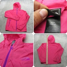 The North Face Jacket Girls Medium Pink Packlable Water Resistant Lightweight