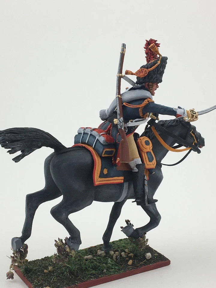 Granadero Francés Pintado en Ataque, Figura Metal Napoleónico 1/30 SOLDADOS VID Foto 2 de 4