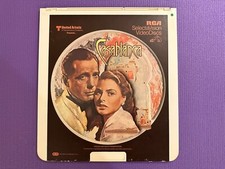 RCA CED Videodisc “Casablanca” starring Humphrey Bogart in PERFECT condition!