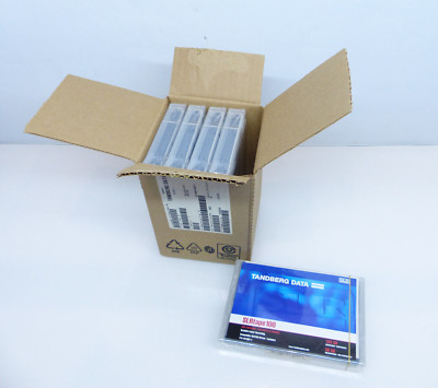 5x Tandberg Data SLRT100 Data Cartridge Data Cartridge 50/100 GB NEW #4 KT