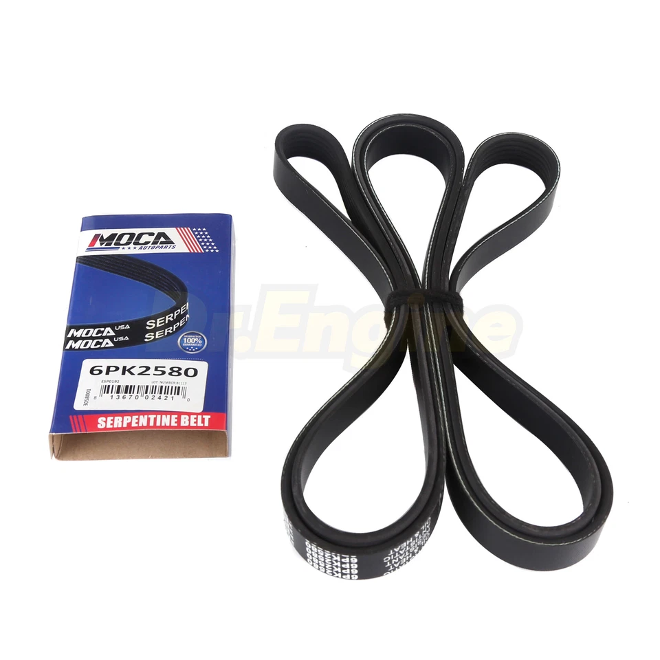 Kit de componentes de transmisión por correa Serpentine para Hyundai Sonata Kia Forte Rondo Optima Foto 4 de 4