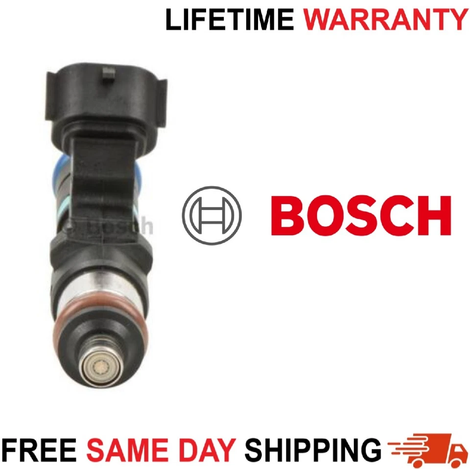 Juego de 4 inyectores de combustible originales Bosch para Nissan Sentra 2007-2012 2,5 L Foto 4 de 4