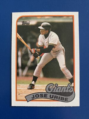 1989 JOSE URIBE Topps Baseball Card #753 RARE! | eBay 1989 JOSE URIBE Topps Baseball Card #753 RARE! | eBay