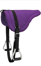 Tough 1 Bareback Cordura Riding Bareback Pad - Purple new
