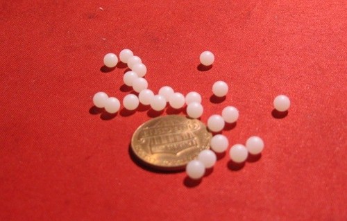 Nylon 6/6 Natural Molded Balls, 5/32" Dia, 200 Pc - Picture 9 of 10