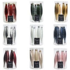 Eiszapfen Glas 15cm Tropfen Christbaumschmuck glaszapfen Weihnachtskugeln 150cm