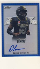 DONALD CHANEY JR 2020 Leaf Metal Army All-American Bowl /20 AUTO CHARLOTTE