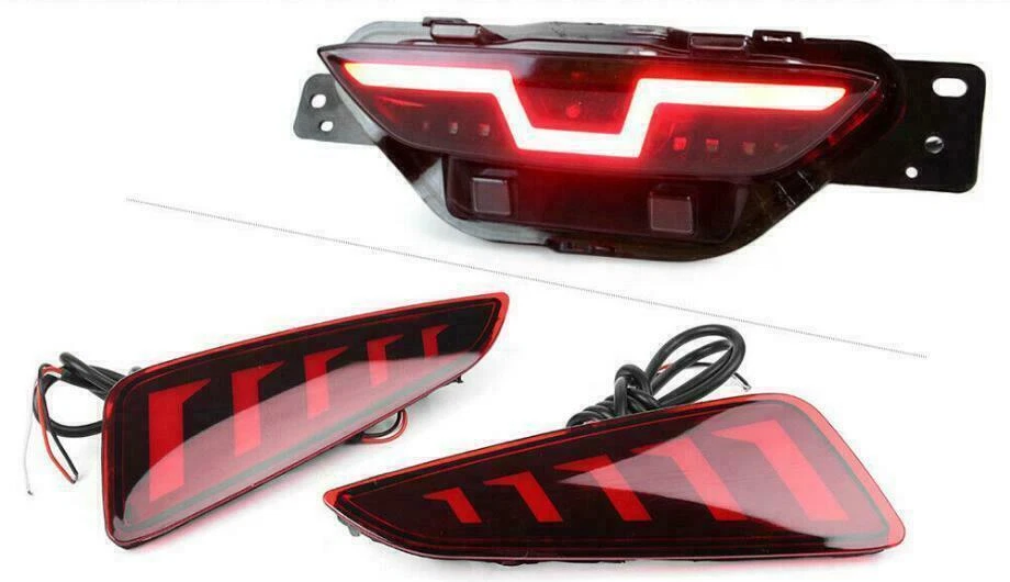 Luces antiniebla traseras LED + 1x luz trasera parachoques para Toyota CHR C-HR 2018-2022 Foto 2 de 4