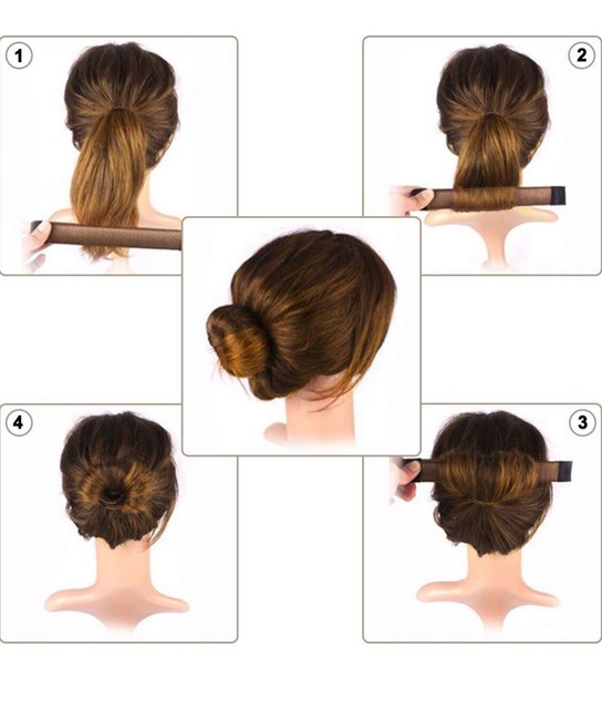 Sheevol Beauty Donut Bun Maker Hair Making Styling Fashion 7 For