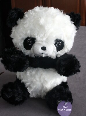 Hallmark Plush Panda Plays Peek-A-Boo With Sound And Motion NWT