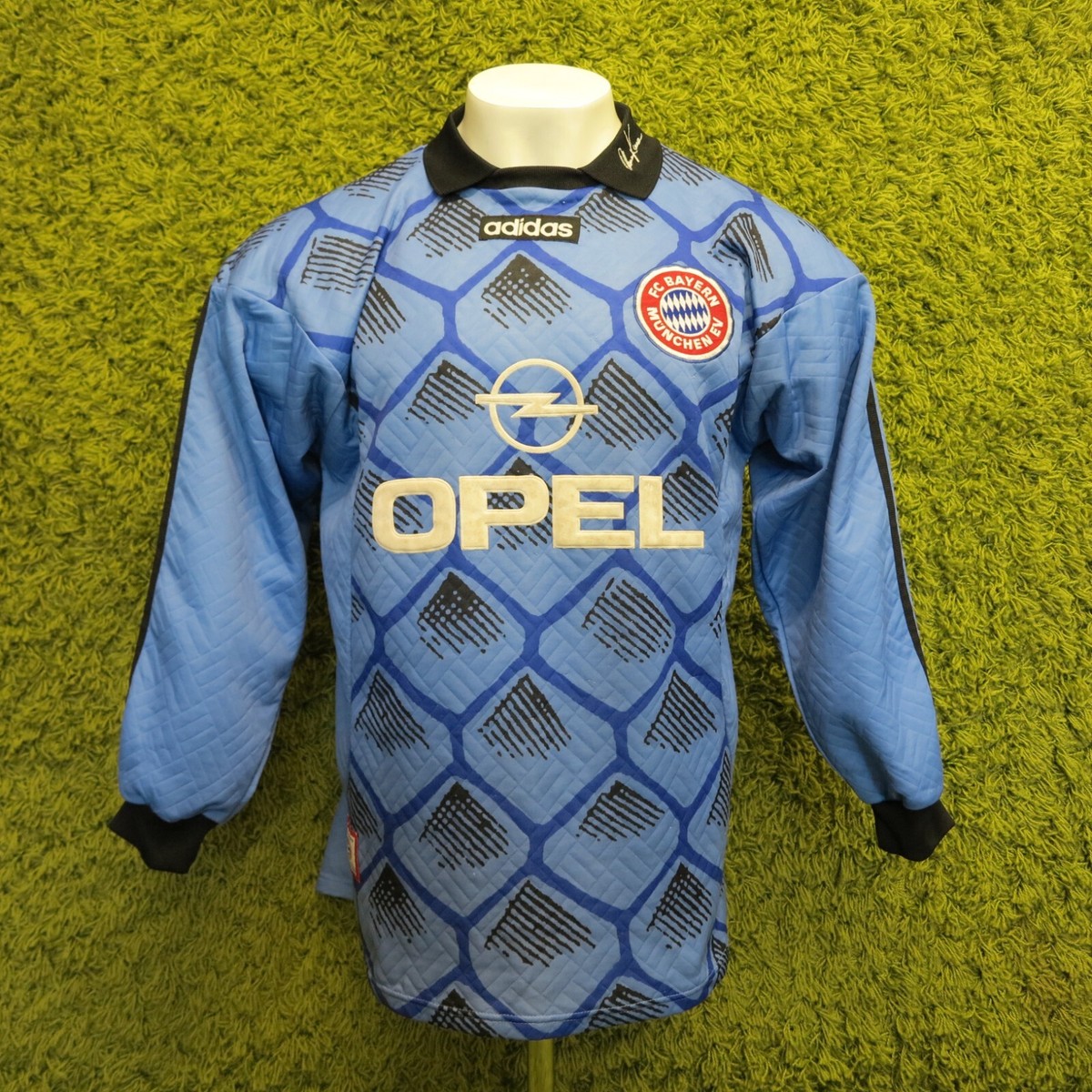 1995 1996 1997 BAYERN MUNICH GOALKEEPER GK FOOTBALL SHIRT L