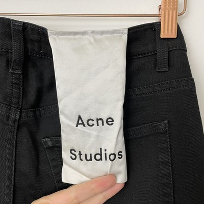 Acne Studios Town Stay Cash Black Jeans 