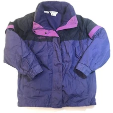 Vintage Columbia Women's Bugaboo Winter Ski Jacket Coat 3 In 1 Purple Sz Large L