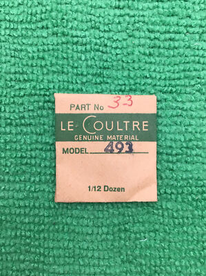 Jaeger LeCoultre Winding Pinion Cal. 493 Part 410 33, NOS