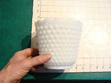 milk glass, FIRE KING WHITE PLANTER, oven ware on bottom made in USA
