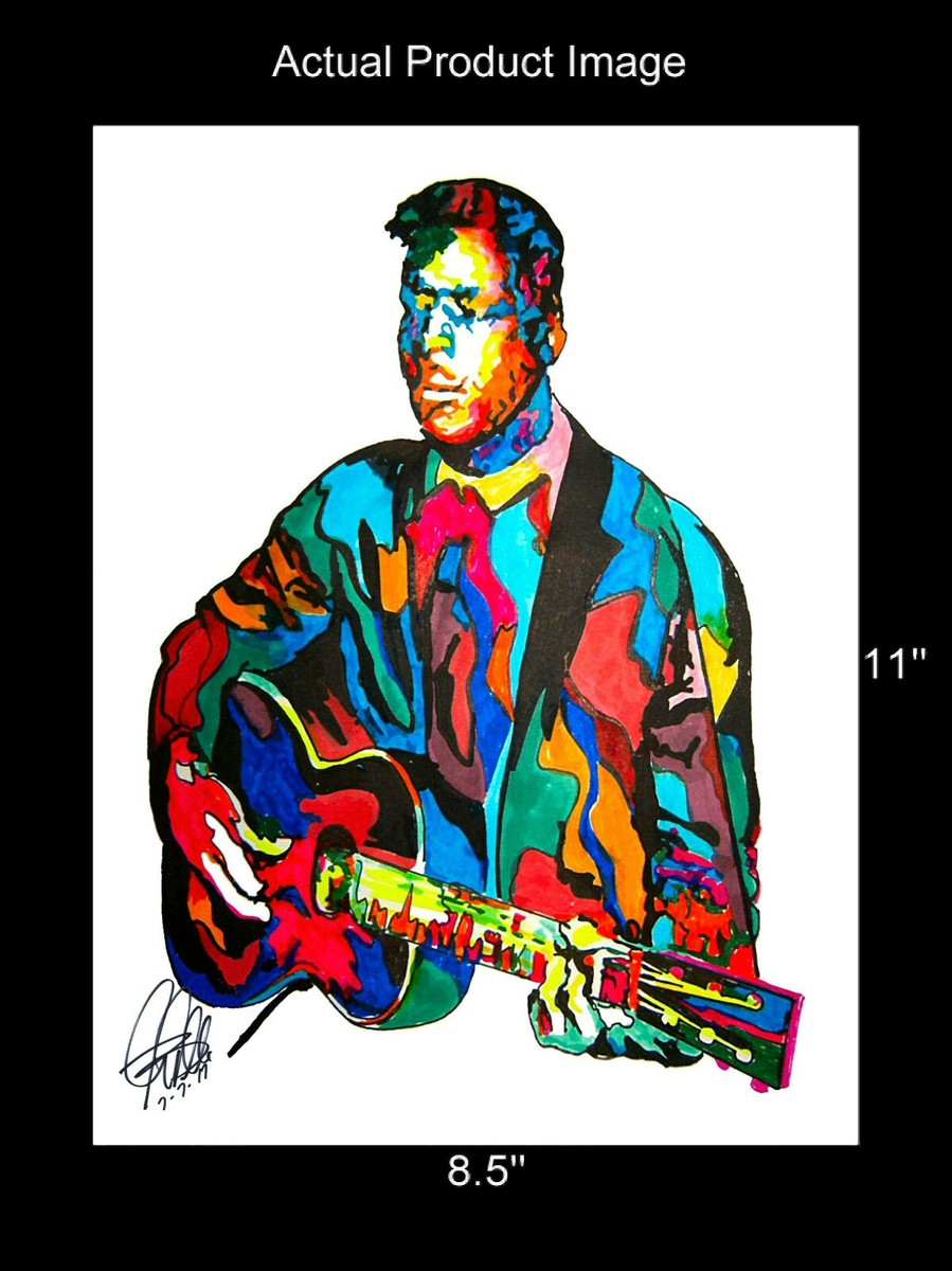 Blind Willie Johnson Singer Guitar Blues Music Poster Print Wall