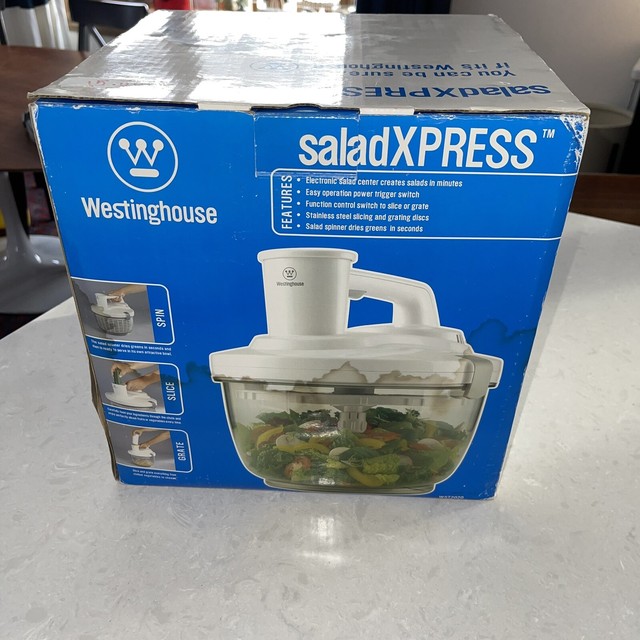 WST2020 Grater Slicer Electric Salad Xpress Spinner Westinghouse for