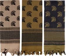 Spartan Heavyweight Shemagh Tactical Sparta Helmet Design Desert Keffiyeh Scarf