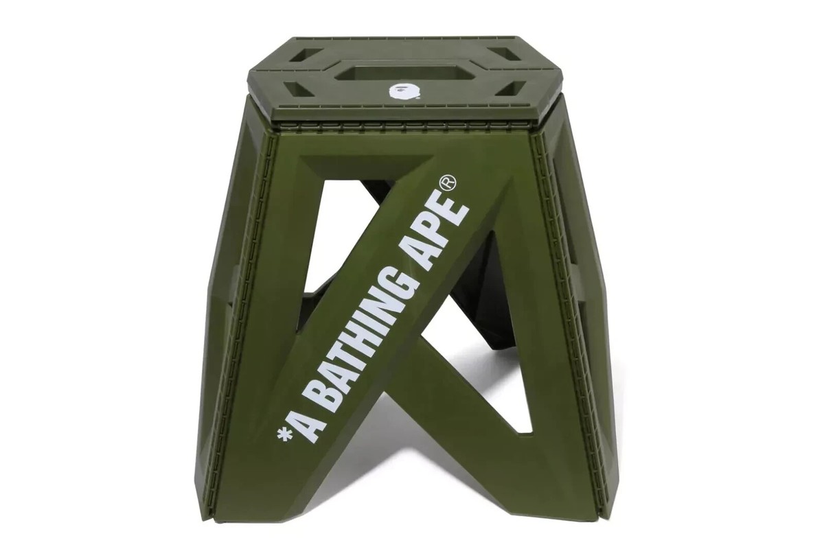 BAPE A Bathing Ape A BATHING APE FOLDING STOOL 1J30192010 Japan