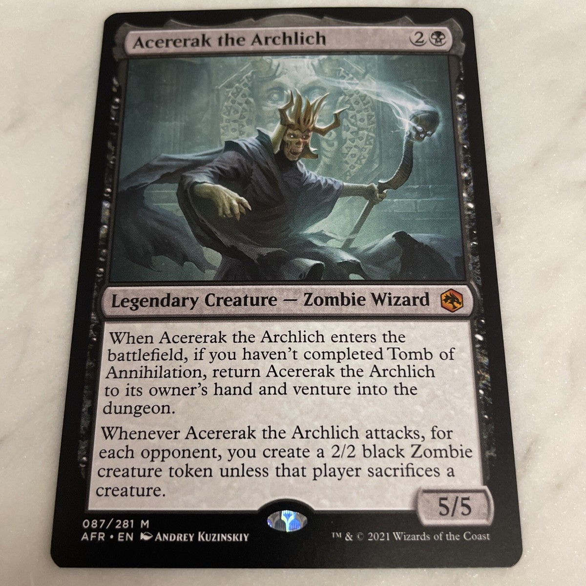 MTG Acererak the Archlich Adventures in the Forgotten Realms 087 