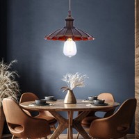 HäNgeleuchte Pendelleuchte Esszimmerlampe Glas Braun Gewellt Retro Wohnzimmer