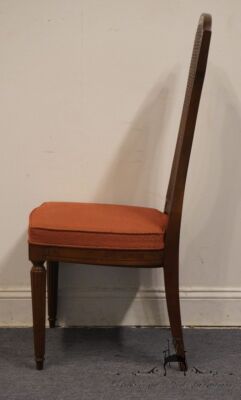 DREXEL HERITAGE Italian Mediterranean Cane Back Dining Side Chair