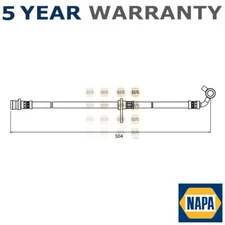 NAPA Rear Brake Hose Fits Honda CR-V 2001-2007 2.0 2.2 TDi + Other Models