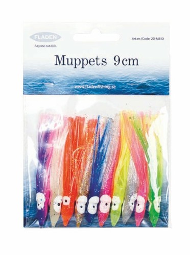 FLADEN Muppets - Oktopusse lose 9-15cm - 10er Pack Gummi-Oktopusse Meeresköder - Bild 3 von 3