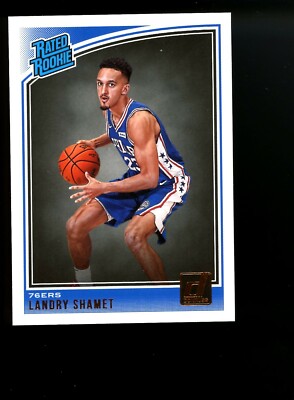 2018 Panini Donruss #158 Landry Shamet Philadelphia 76ers RC Rookie Card Qty!