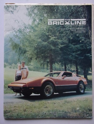 BRICKLIN SV-1 orig USA Mkt Brickline Club Magazin - Band 13 Nr.4 Dez 1988