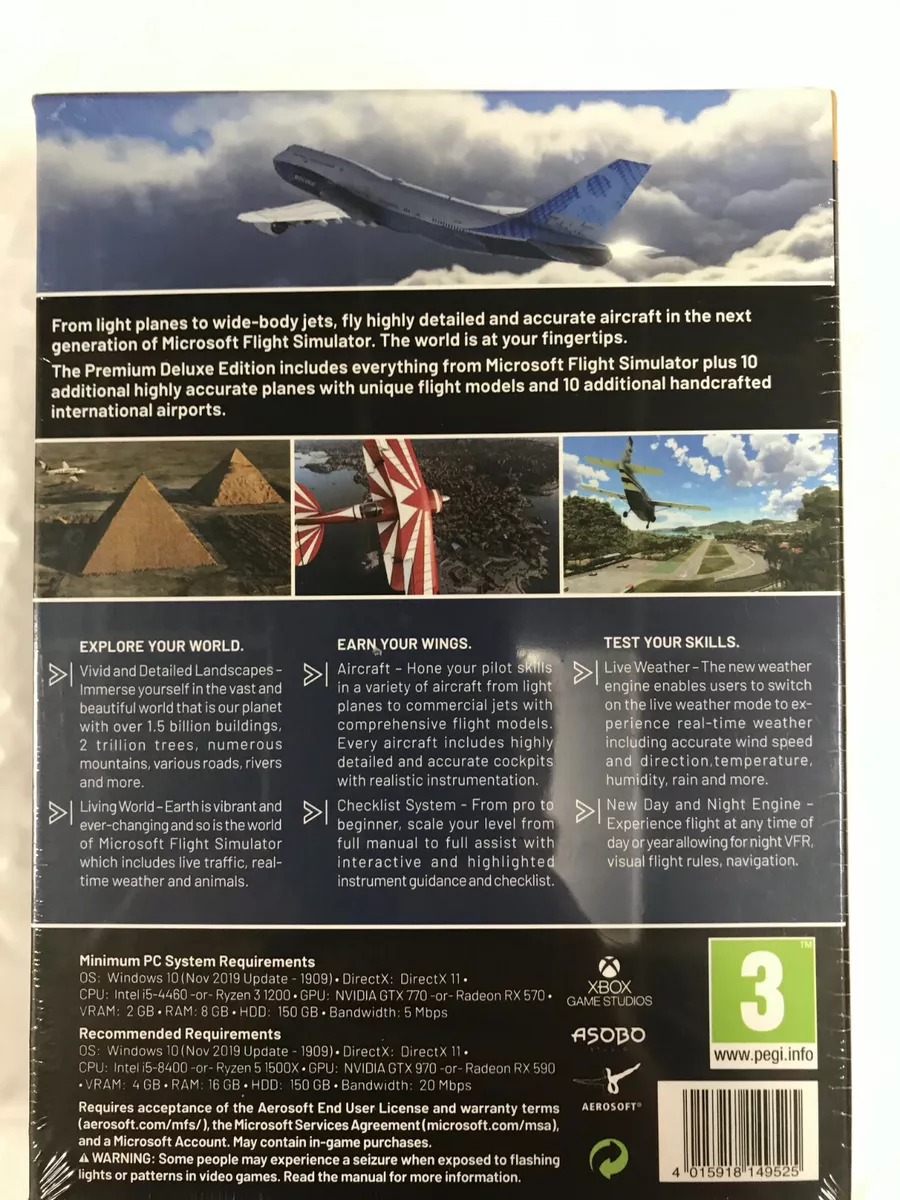 Buy Microsoft Flight Simulator: Premium Deluxe PC Steam key! Cheap price