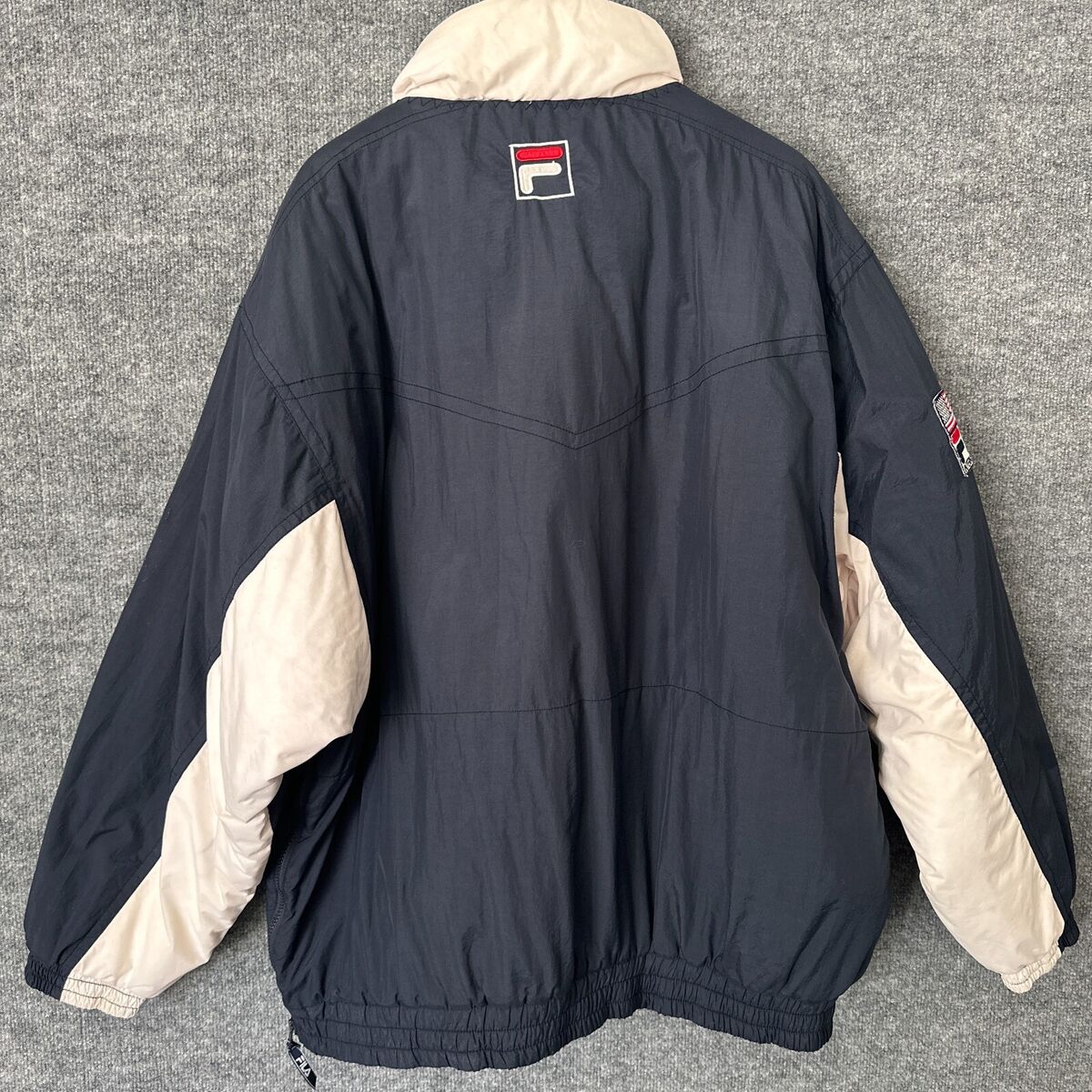 Vintage 90s Fila Jacket Mens 2XL Blue International Gear Vintage 90s Fila Jacket Mens 2XL Blue International Gear